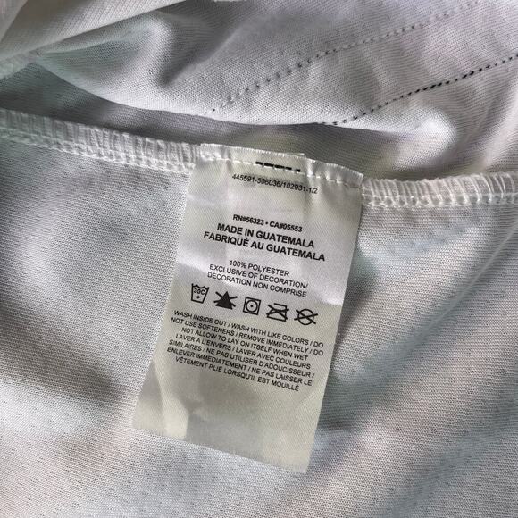 Nike Brooklyn Nets Jersey Men's XL Size 52 White Swingman Kyrie Irving #11 - Picture 6 of 7